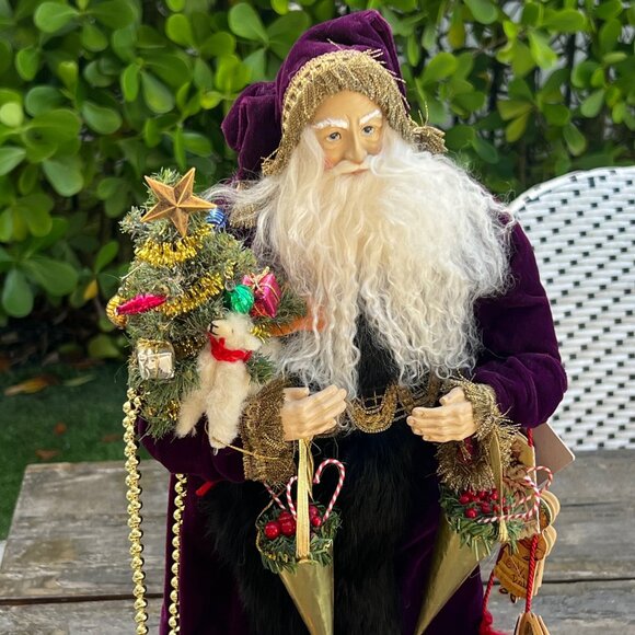 LYNN HANEY "Victorian Keepsakes" SANTA LIMITED EDITION #1130 SIGNED 2000 - Picture 2 of 16